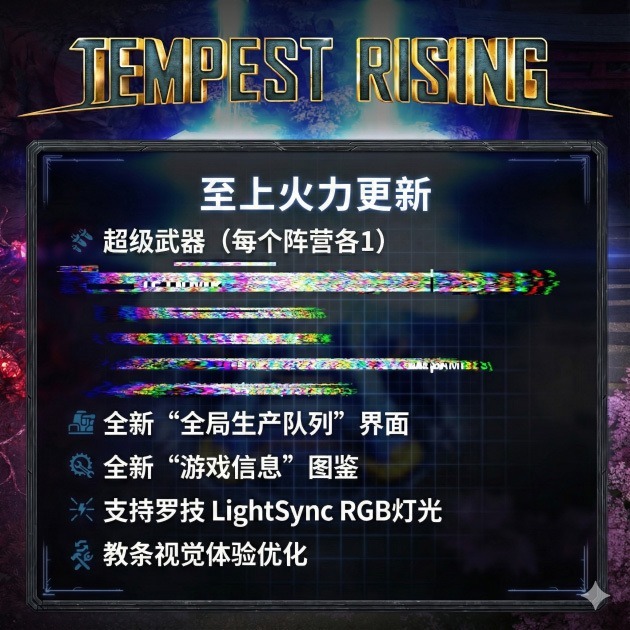 RTS游戏《风暴崛起》迎来重磅更新：新增超级武器等内容