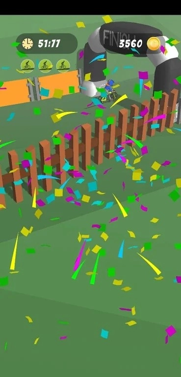 骑自行车山地赛图1