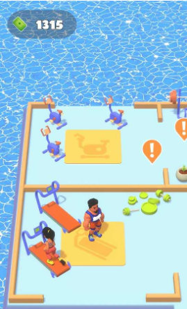 街机闲置健身房图1