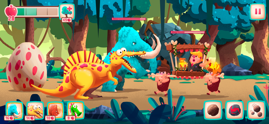 恐龙大战洞穴人