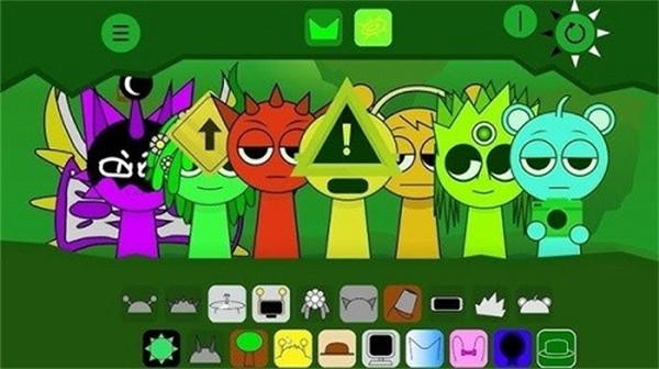 节奏盒子sprunki绿核模组4