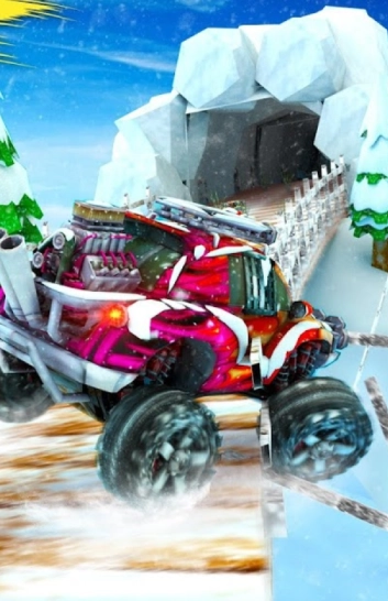 登山车驾驶：雪山