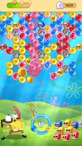 海绵宝宝泡泡爆破1