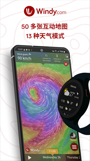 windycom天气预报中文版截图1
