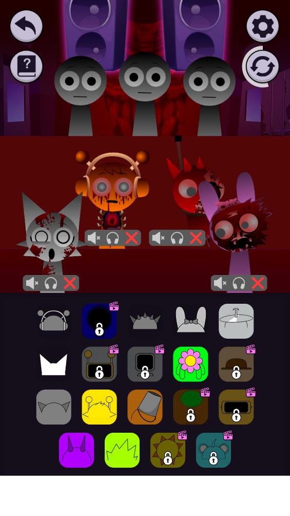 Sprunki恐怖节奏图2