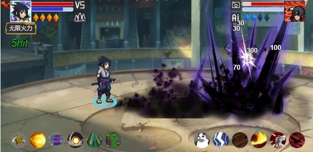 像素火影红夜之刃版图1