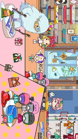 托卡迷你城市滑雪人