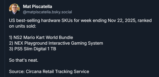 圣诞季最大黑马！这台神秘游戏主机销量超过PS5