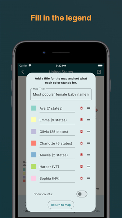 mapchart中文版截图1
