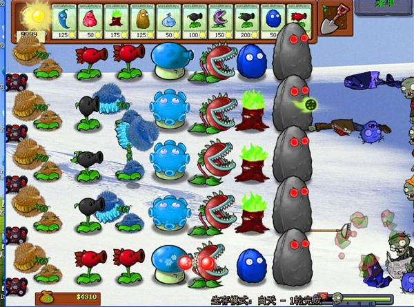 pvz冰雪版图5