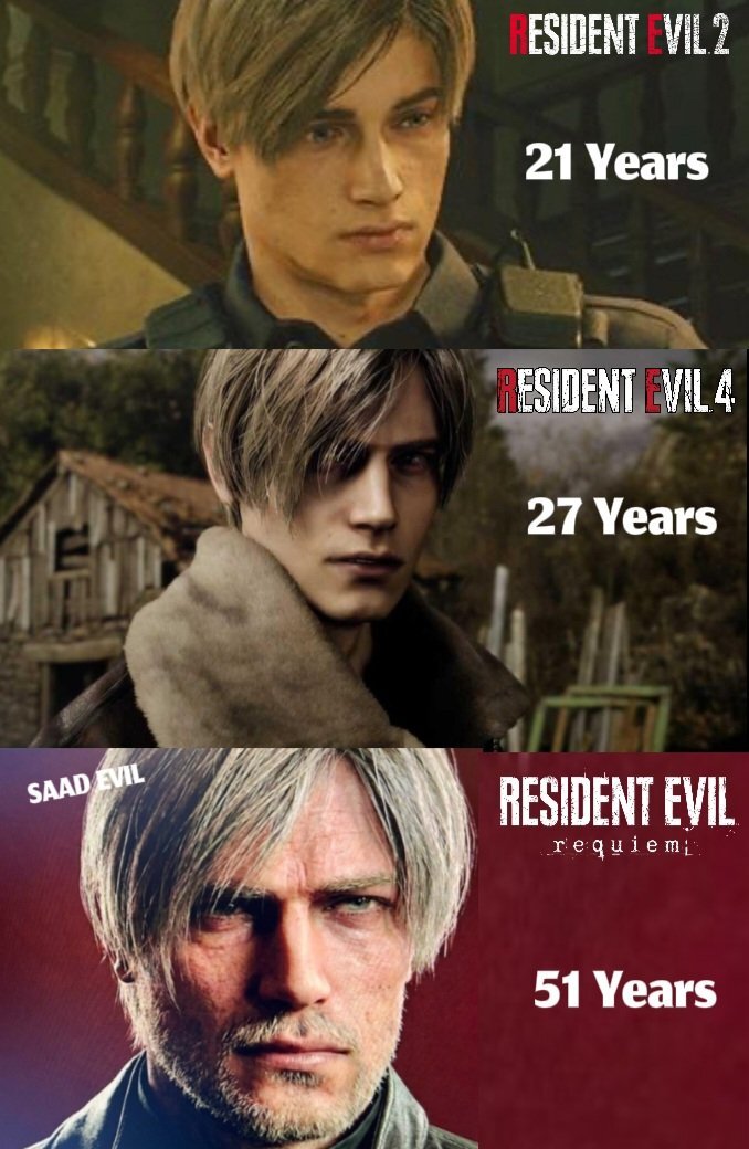 21岁到51岁的蜕变！《生化危机》人气男神里昂的角色成长历程