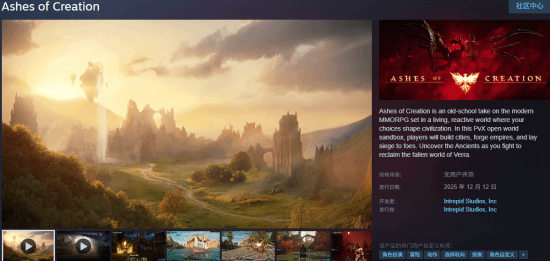 众筹金额达2100万元的开放世界新作《创世灰烬》登陆Steam平台部分玩家对其运营稳定性表示担忧