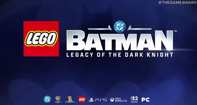 TGA2025上公布《乐高蝙蝠侠》全新预告，游戏将于5月29日正式发售