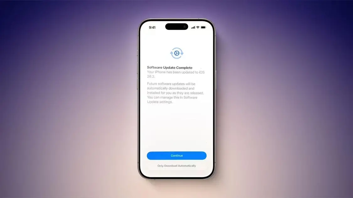 部分iPhone17用户反映，在安装苹果iOS26.2系统后，遇到了系统自动更新被莫名启动的情况。