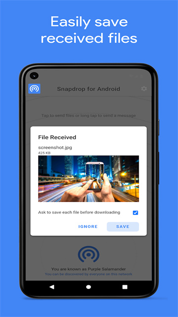 snapdrop传输文件
