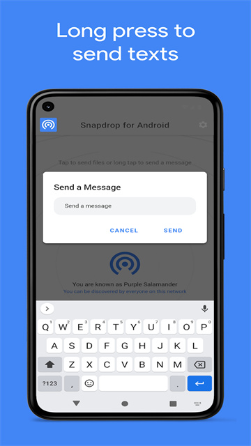 snapdrop传输文件