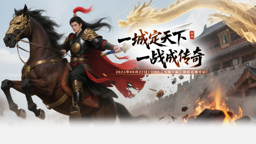 《战神传奇》全新服务器【皇城争霸】今日震撼开启，兄弟们已集结完毕，就等你一同征战洛邑战场！