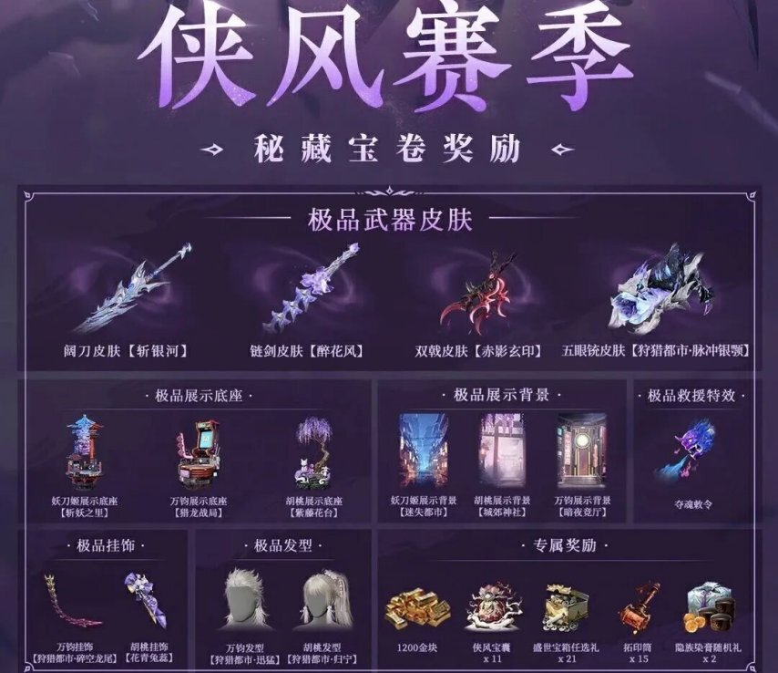 永劫无间S18侠风赛季将于10月10日正式开启，同步上线新赛季通行证与无尘奥义特效