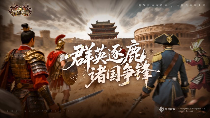 《诸国争霸》今日正式公测！四大文明激烈交锋，登录游戏就能领取300抽福利！