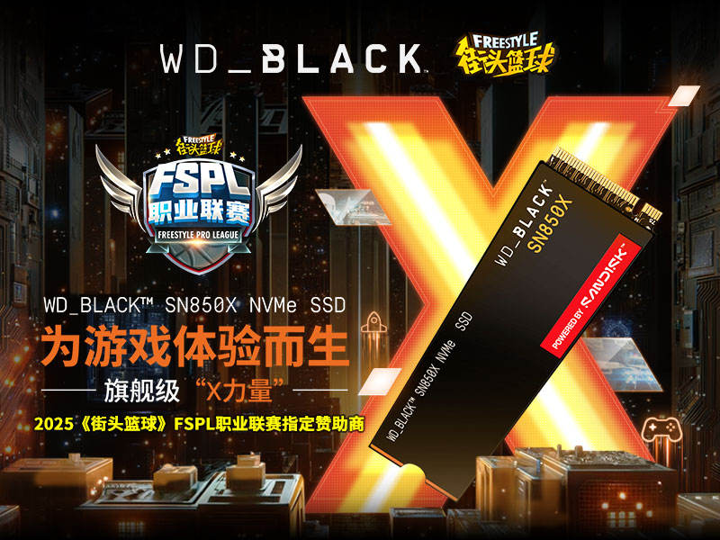 为极致体验打造WD_BLACKSSD赋能2025《街头篮球》FSPL职业联赛