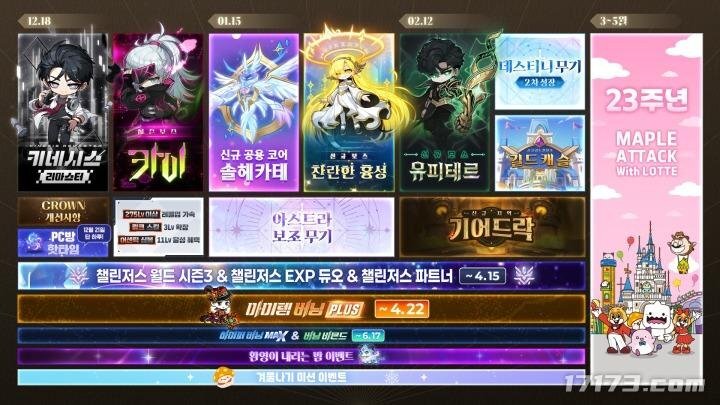 《冒险岛》2025冬季发布会公布了大规模更新计划