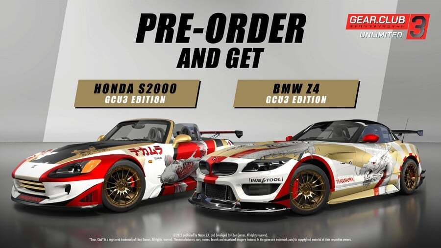 《Gear.ClubUnlimited3》Switch版本开启预购同时发布全新实机预告