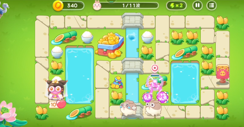 保卫萝卜4白萝卜传奇第60关通关攻略教你如何通过第60关