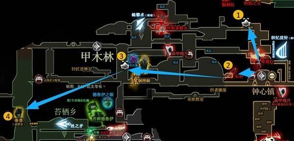 《空洞骑士丝之歌》钢魂模式速通路线大公开