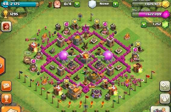 部落冲突七本强力布局推荐其二