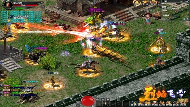 烈焰燎原，战鼓震天！《烈焰飞雪》征战版新服11月15日热血开服