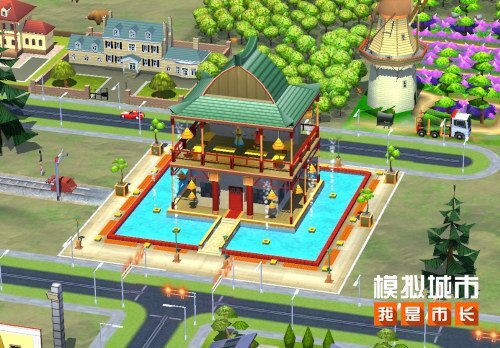 《模拟城市：我是市长》全新上线逍遥红尘主题建筑