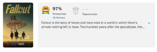 烂番茄新鲜度高达97%！《辐射》第二季强势回归，开局表现炸裂，年度最佳游戏改编作品预定？