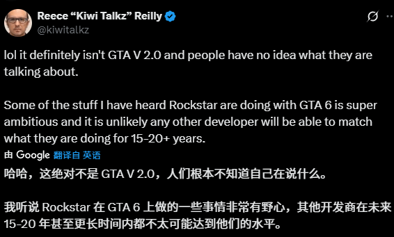 业内人士剖析《GTA6》的宏大野心：有一项突破未来20年难被超越！