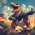 恐龙机甲射戏