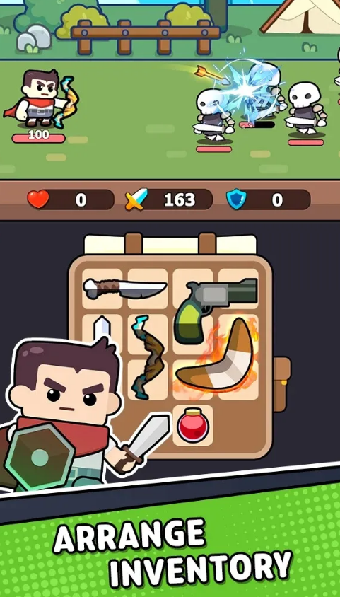 背包大战合成武器安装1