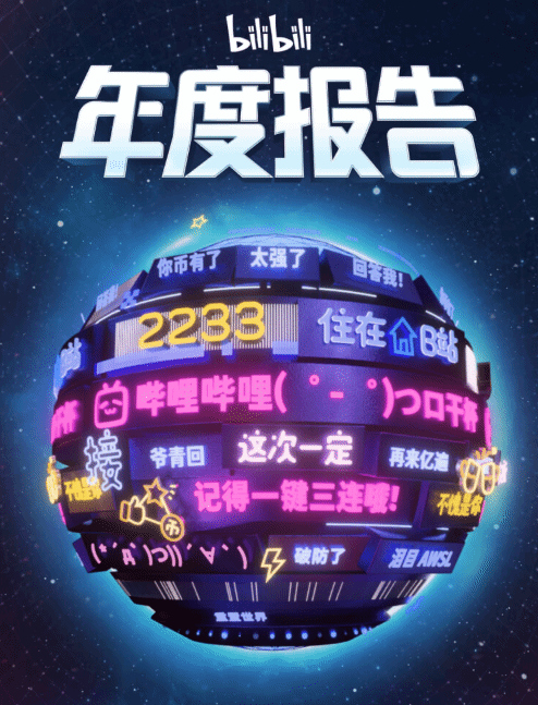 B站2025年度报告已经正式发布咯！这一年你在B站总共花了多长时间看视频呀？
