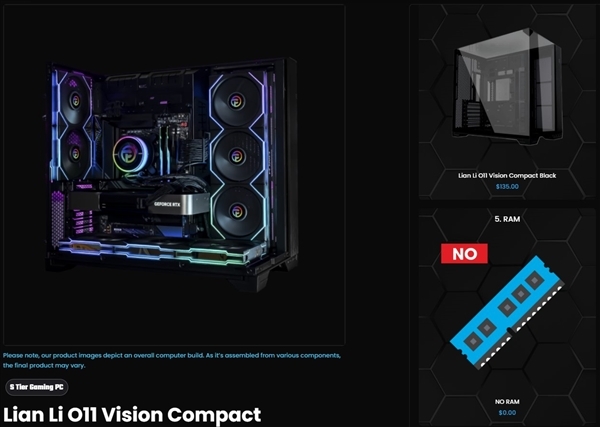 价格太高了，实在承受不起！OEM整机居然连内存都不配备[多图]