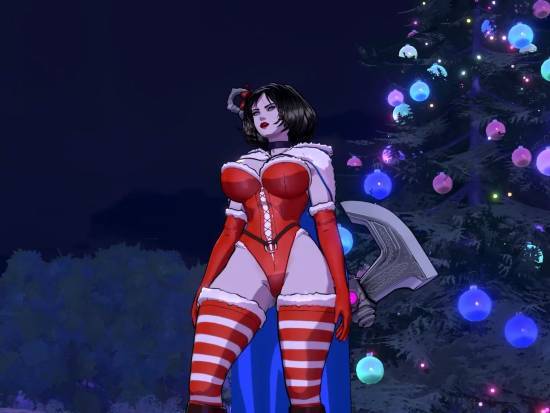 大雷白雪公主游戏新实机演示：圣诞服饰抖动特效超逼真