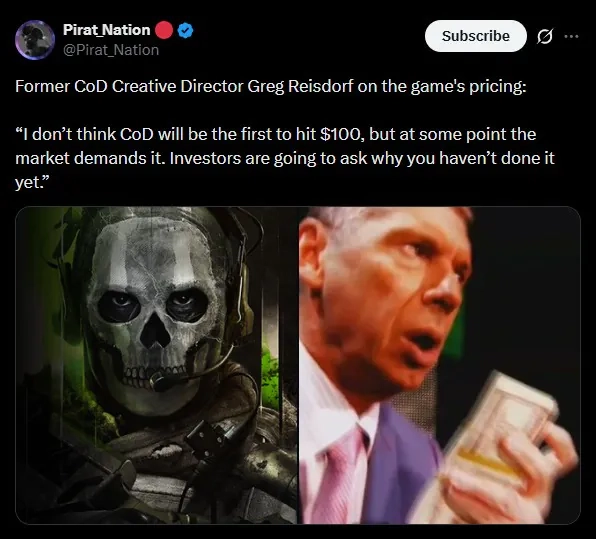 100美元定价势不可挡！前COD总监直言《GTA6》是行业领头羊