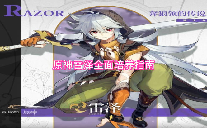 原神雷泽深度培养指南