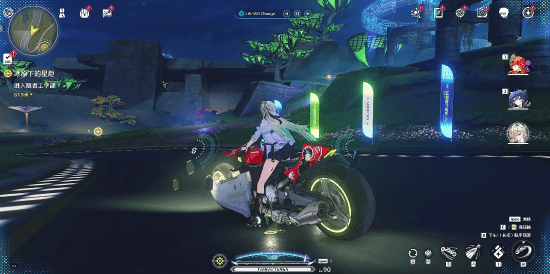 国产《鸣潮》3.0版本摩托性能炸裂！骑着探索开放世界超惬意