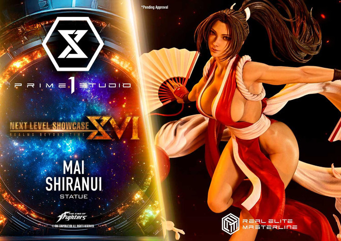 《拳皇98》不知火舞全新雕像亮相性感身姿尽显背部张力拉满