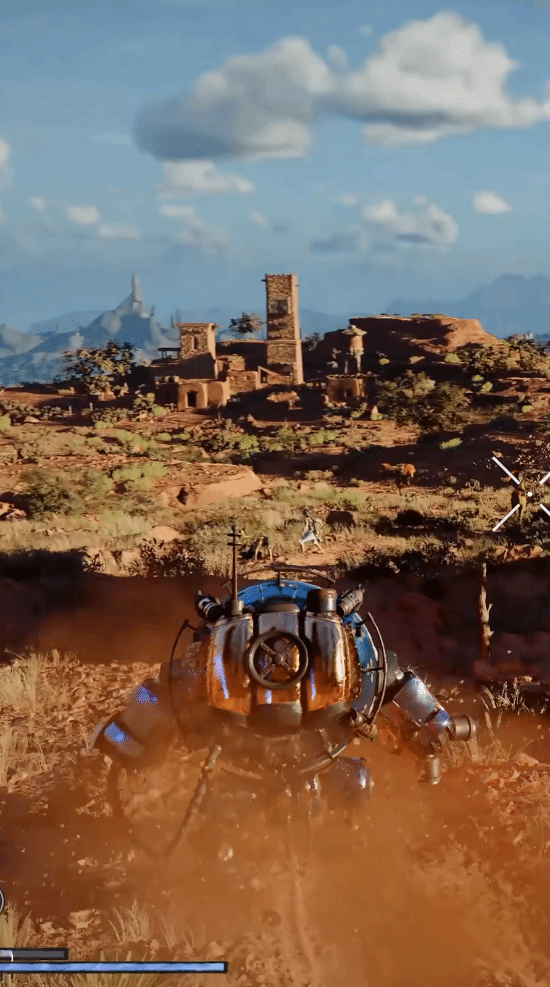 《红色沙漠》的开放世界探索体验超棒！不仅能骑飞鸟乘巨龙，还有机甲可以操控