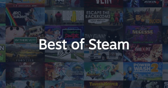 告别游戏荒！玩家自制Steam游戏发现网站：界面超简洁