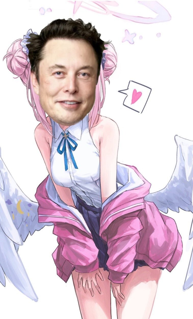 韩国画师为抵制AI图片编辑功能，把自己绘制的角色脸部替换成了马斯克