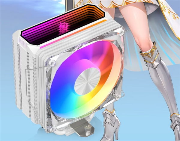 影驰星曜B6风冷散热器首发价169元起：单塔六热管配置，配备无线镜顶盖