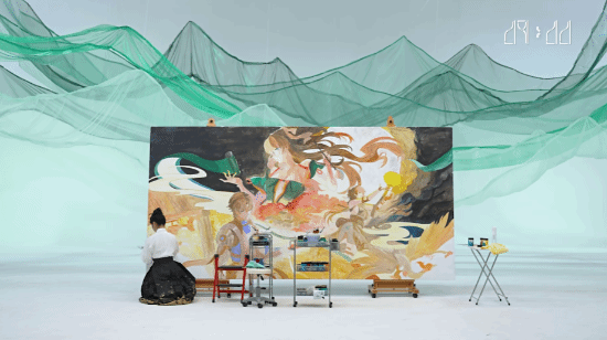 《鸣潮》地狱难度挑战成功解锁！仅用4天便完成130平米宣传墙绘