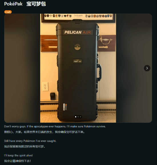 《宝可梦》玩家专属定制卡带包火了！号称末日都能扛得住！