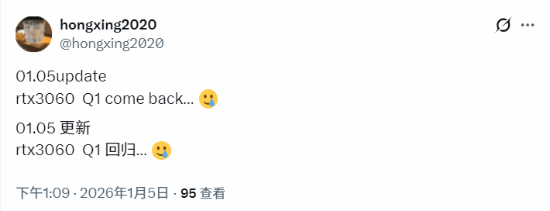 经典神卡再度回归！NVIDIA计划恢复RTX3060的供应[多图]