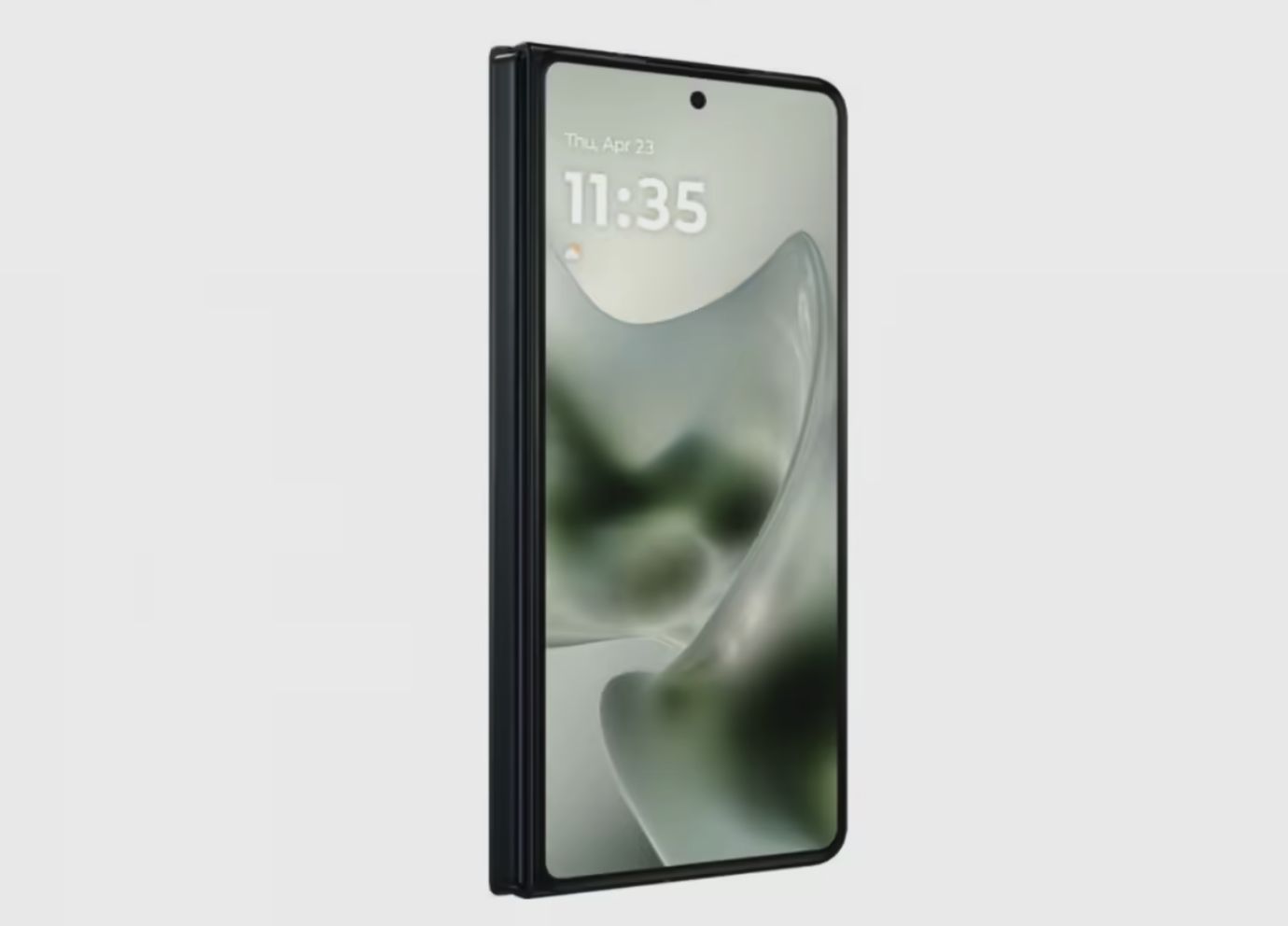 摩托罗拉推出的首款大折叠屏手机RazrFold，配备8.09英寸2K内屏与6.56英寸外屏